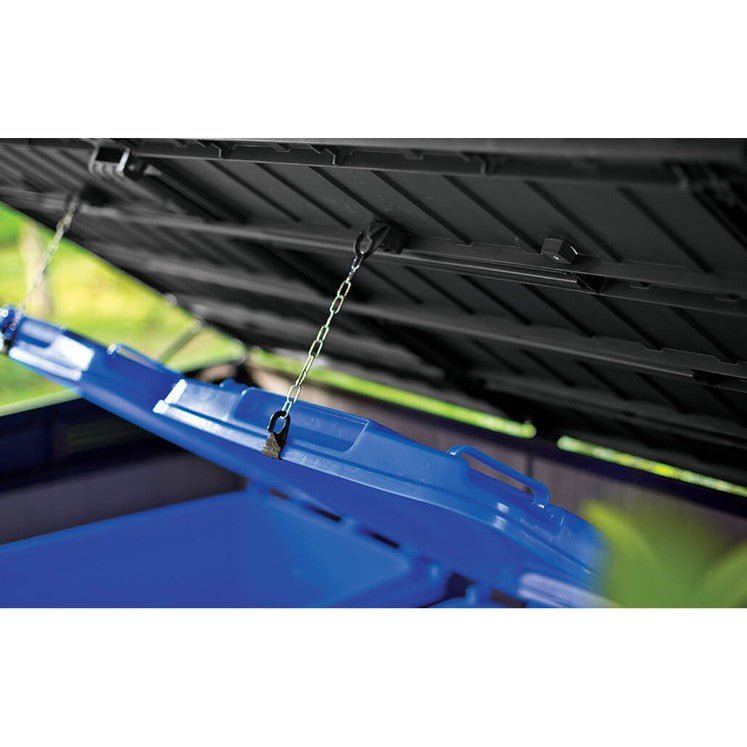 Keter 6 x 3 Oakland Grande Store Heavy Duty Plastic Shed – Grey - Image 5