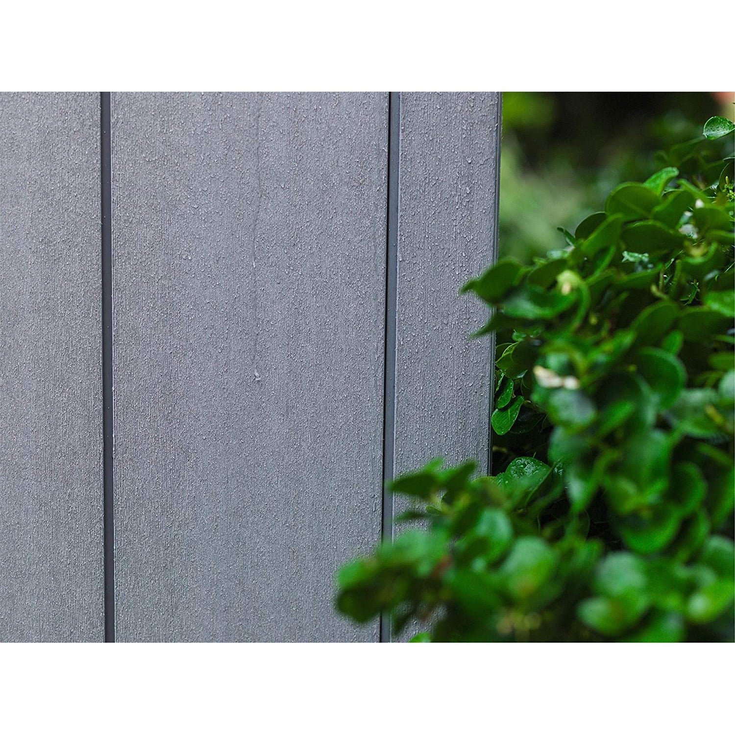 Keter 11x 7 Artisan Heavy Duty Plastic Pent Shed – Grey - Image 8